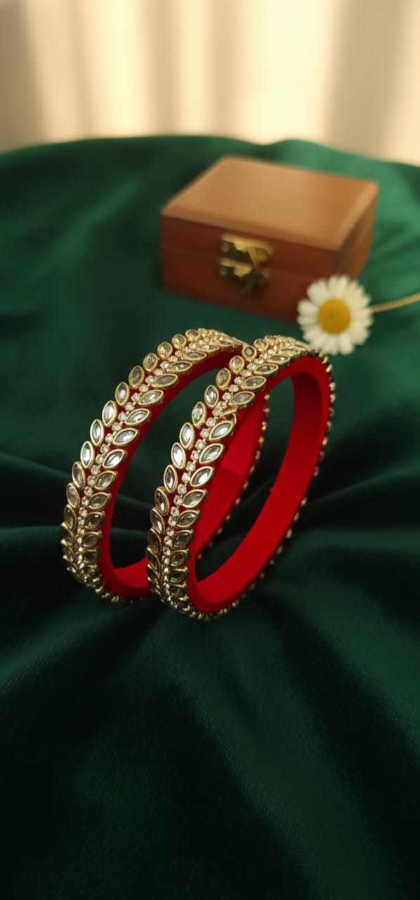 Thread bangles close-up
