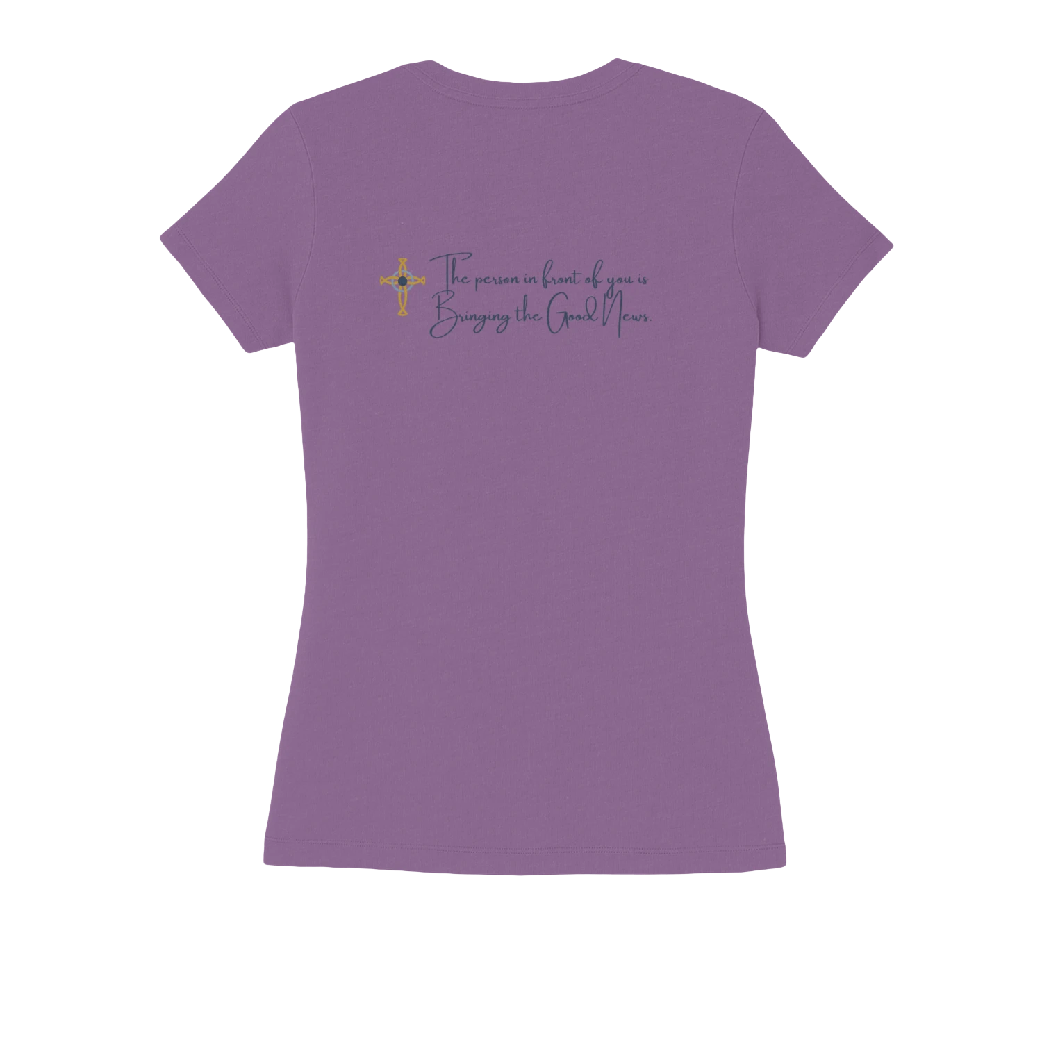 Bringing the Good News Women's Fitted Tee thumbnail 8
