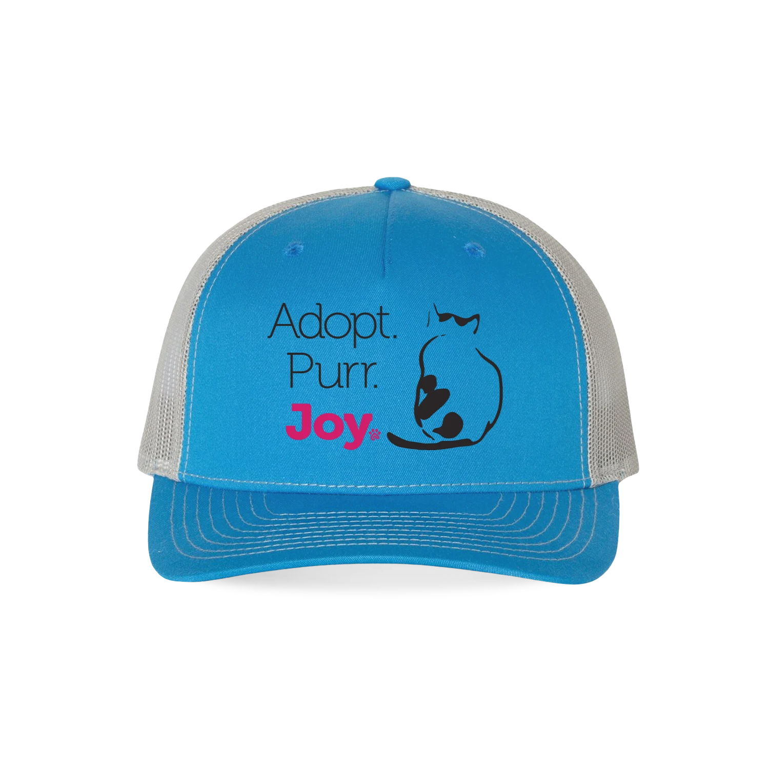 Adopt. Purr. Joy. Trucker Cap thumbnail 3