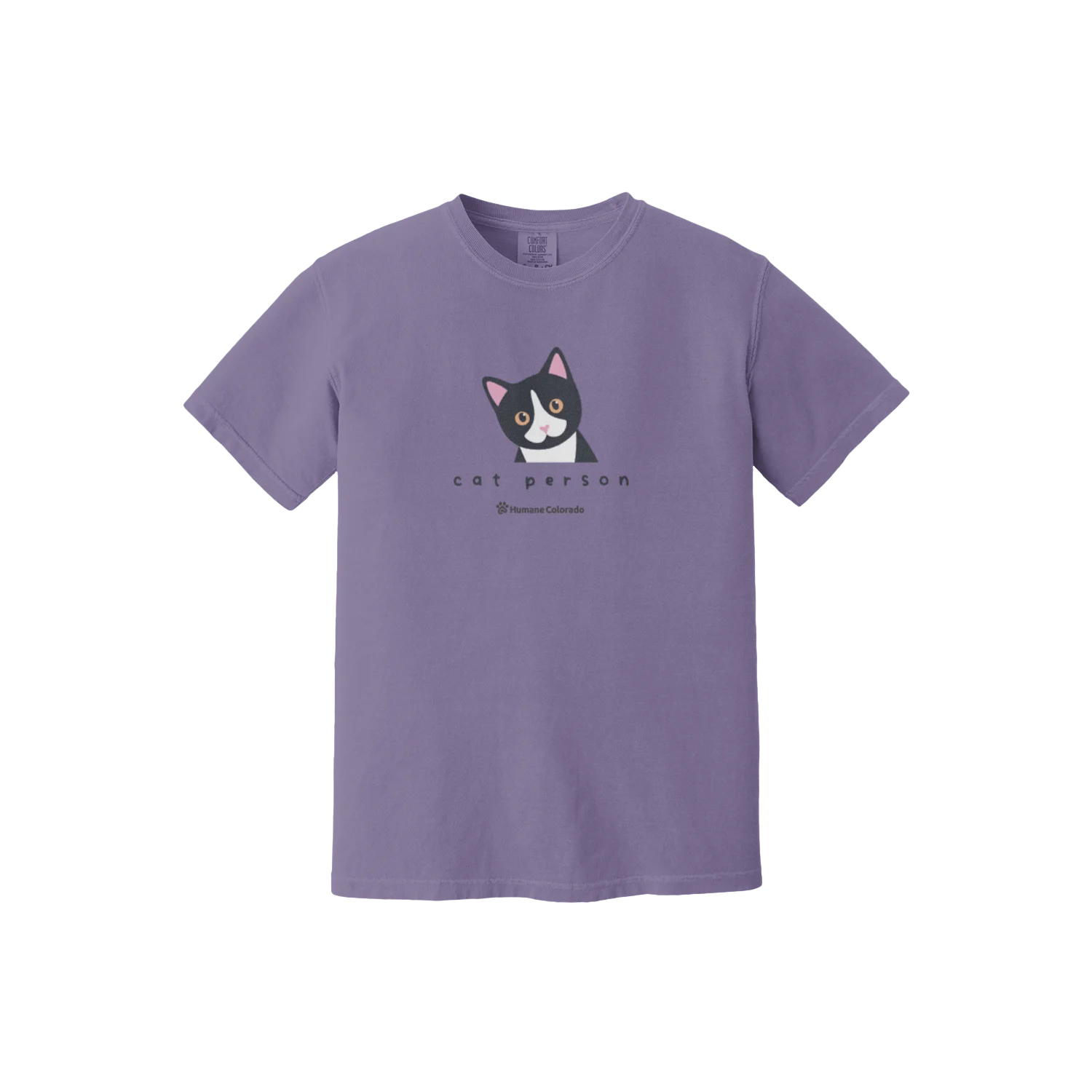 Cat Person Comfort Colors Tee thumbnail 1
