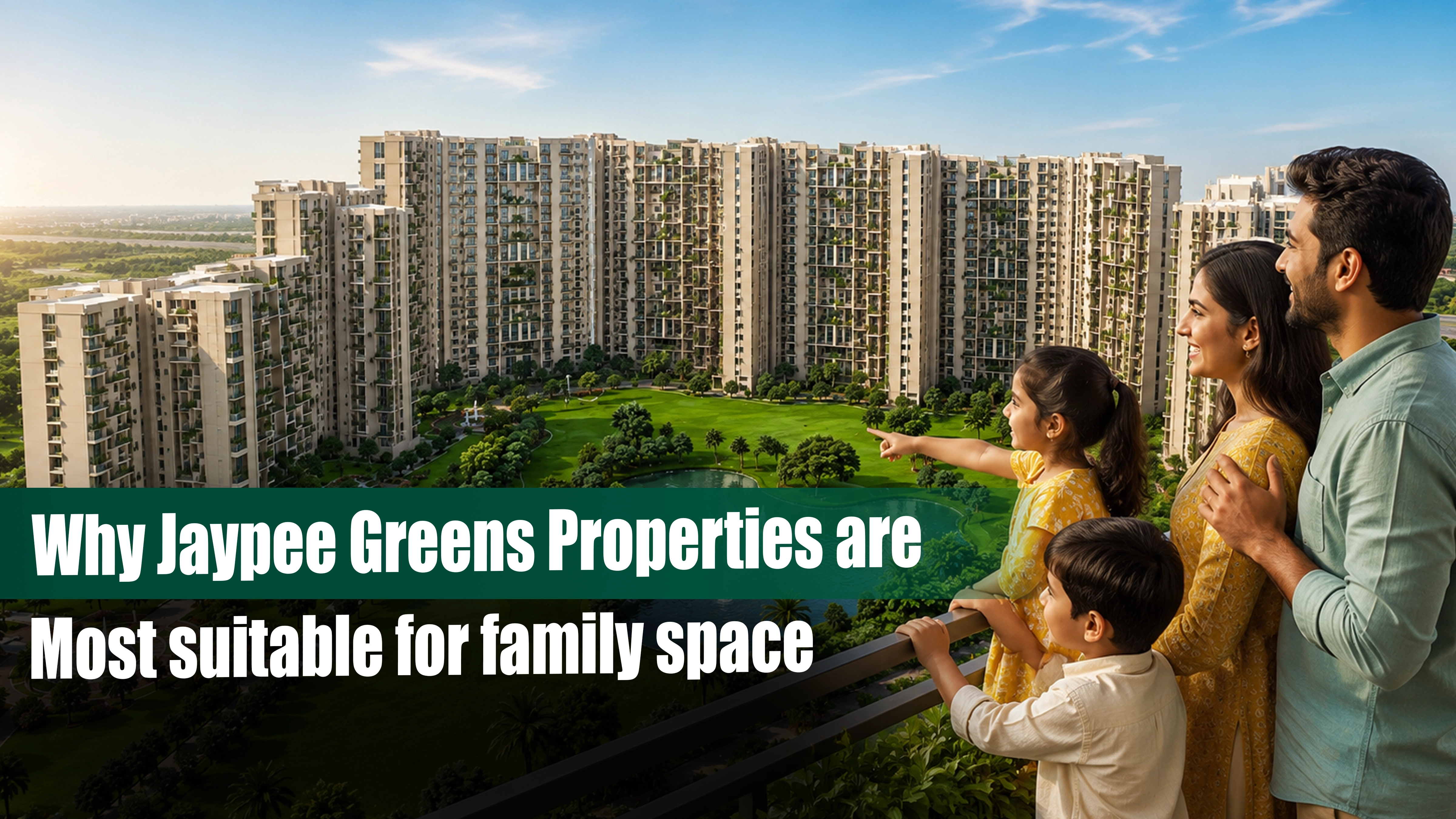 Why Jaypee Greens Properties are most suitable for family space