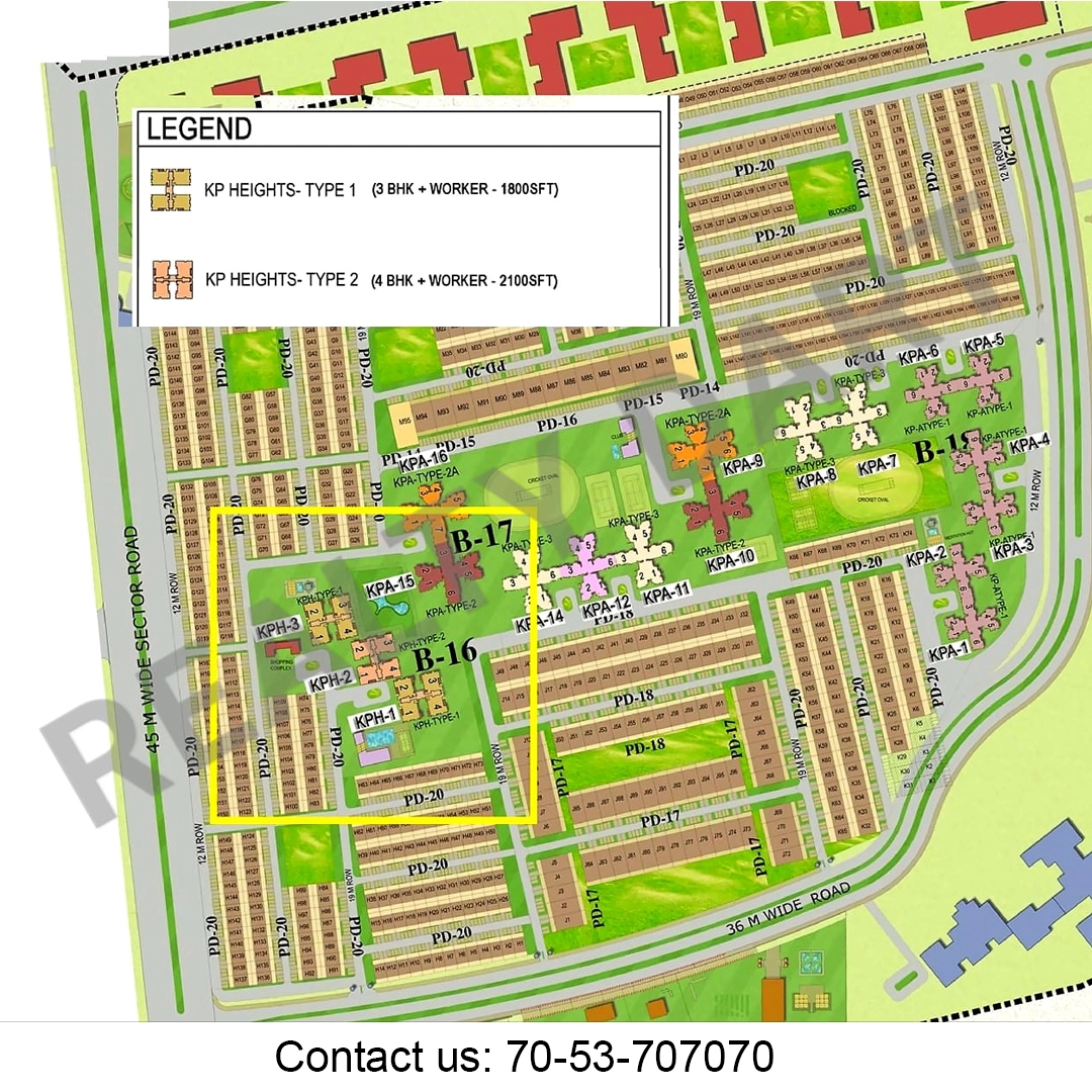 Jaypee Kensington Park Height
