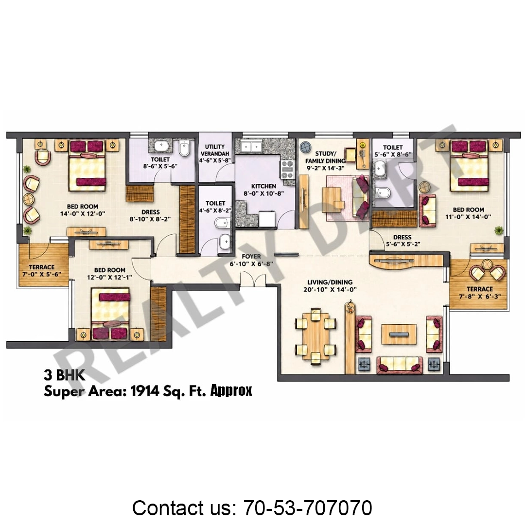 Jaypee pavilion height 1