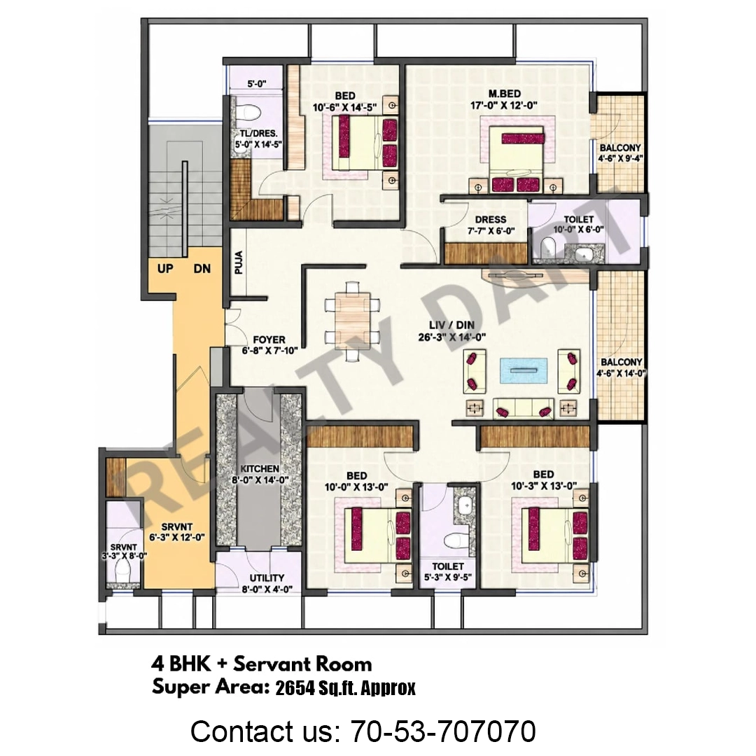 2654 sq ft.