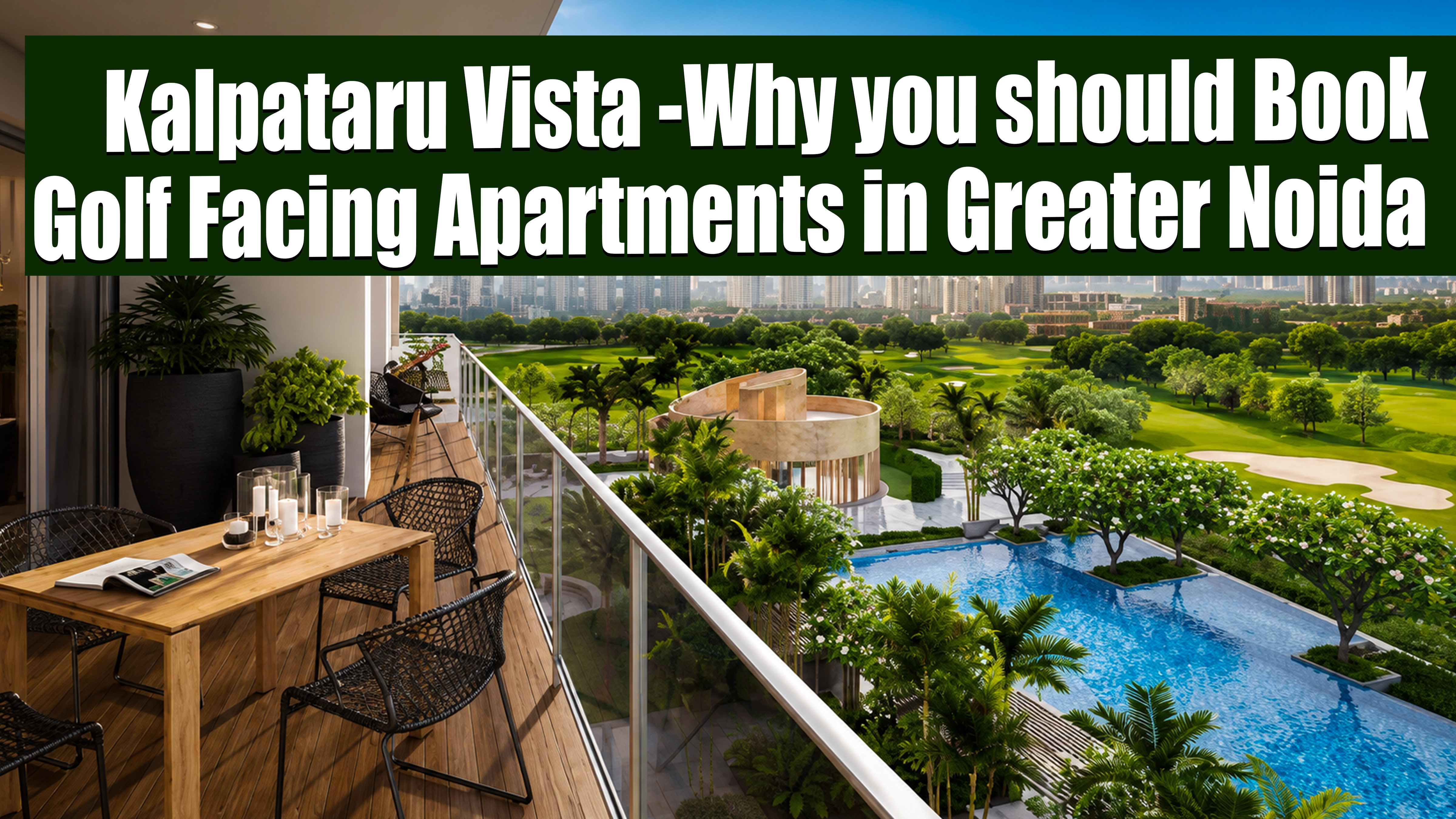 Kalpataru Vista -Why you should Book Golf Facing Apartments in Greater Noida