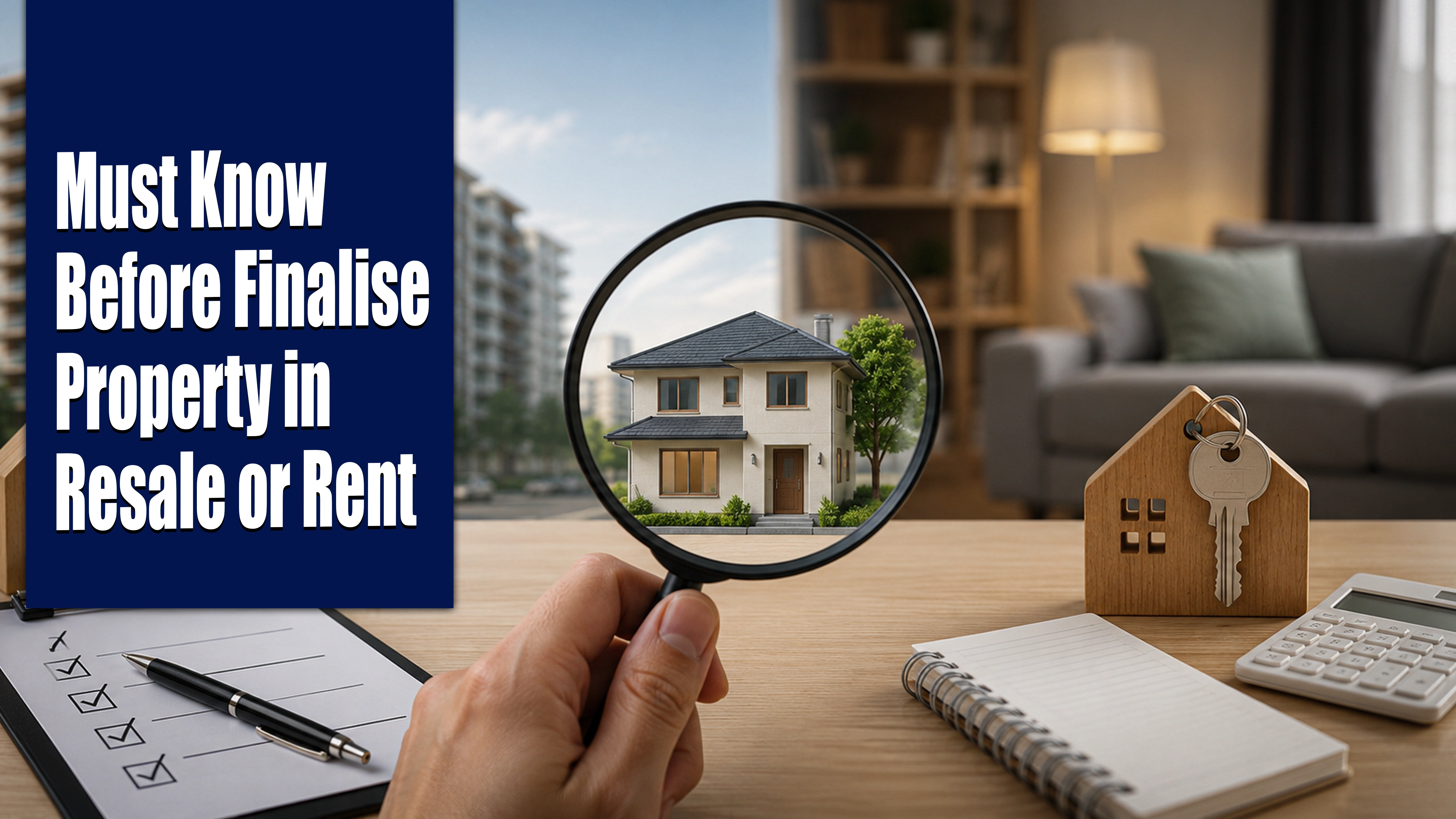 Checklist Before Buying Resale Property or Rental Home in India