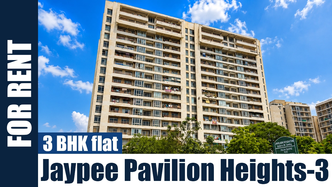 3 BHK Flat for Rent in Jaypee Pavilion Heights 3 Golf Facing Apartments in Sector 128 Noida