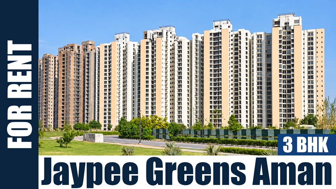 3 BHK Flat for Rent in Jaypee Greens Aman