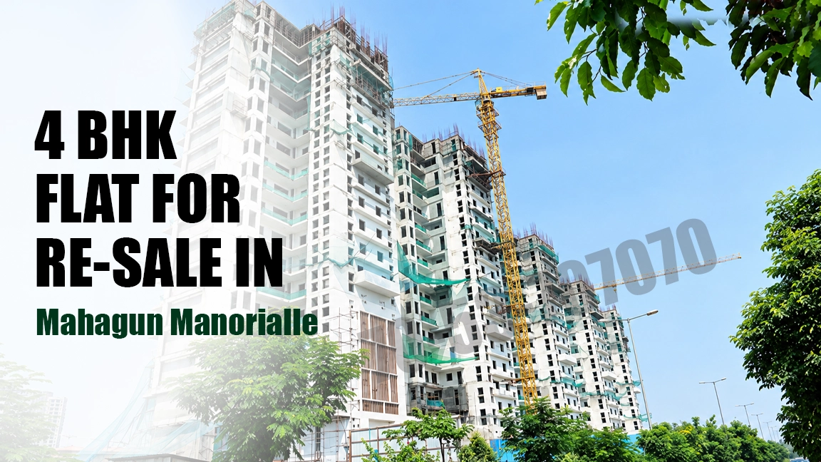 Mahagun Manorialle luxury golf course facing apartments in Sector 128 Noida.