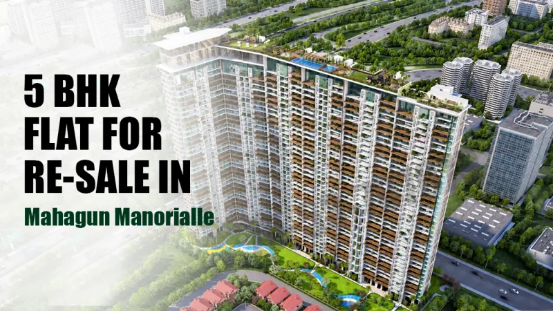 Mahagun Manorialle luxury golf course facing apartments in Sector 128 Noida.