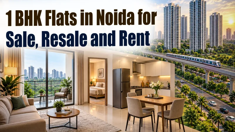 1 BHK Flats in Noida for Sale, Resale & Rent | Prices