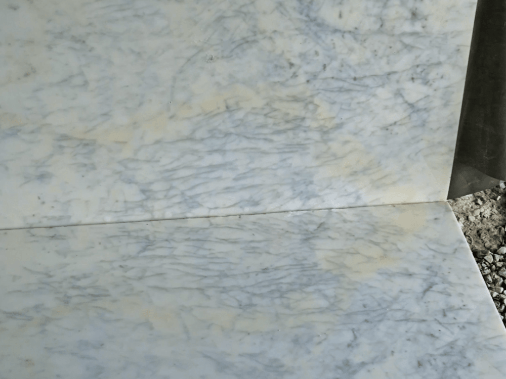 Carrrara Marble, polished finish — full slab view