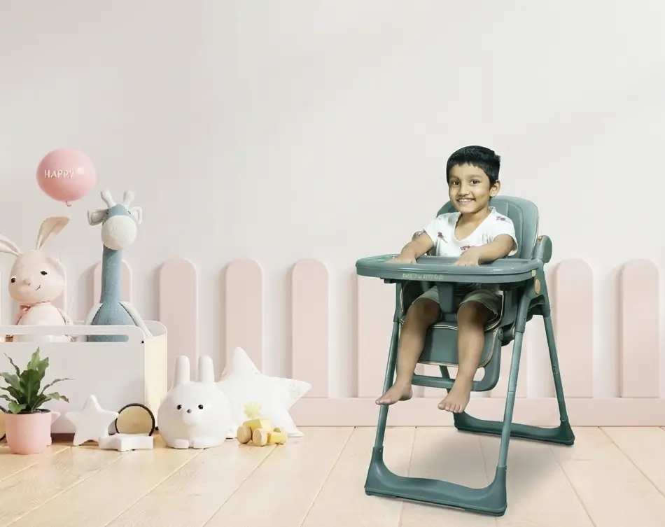 Stylish baby high chair with safety belt Aminsuk