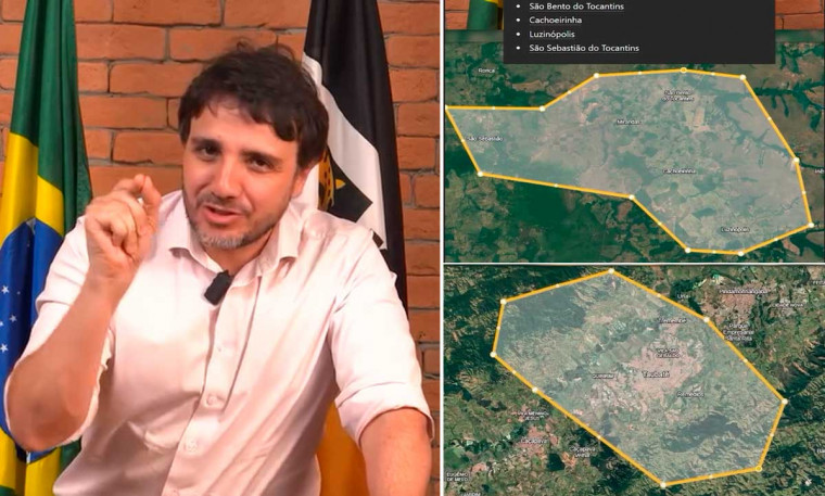 Pré-candidato à Presidência gera nova polêmica ao propor fusão de 4 cidades do Tocantins