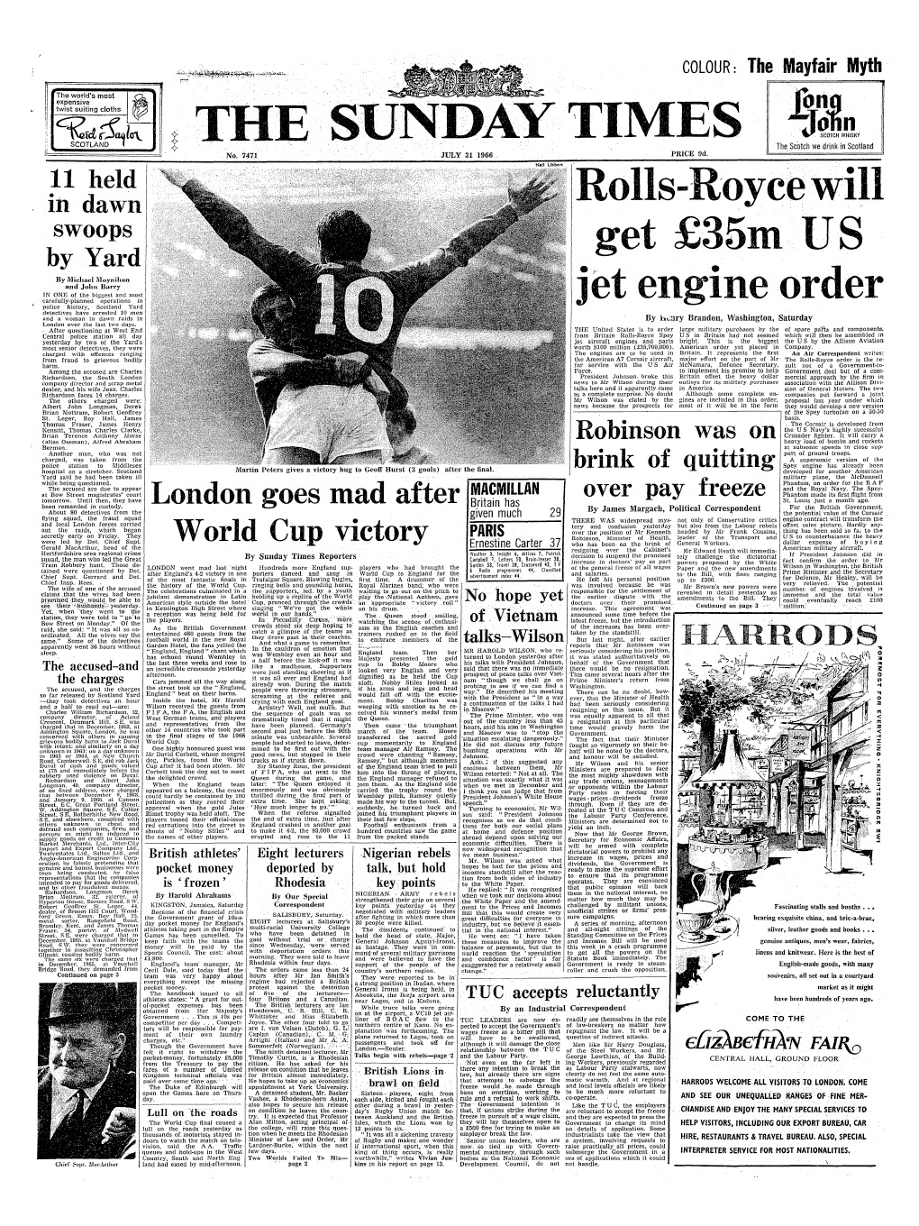 1966 The Sunday Times