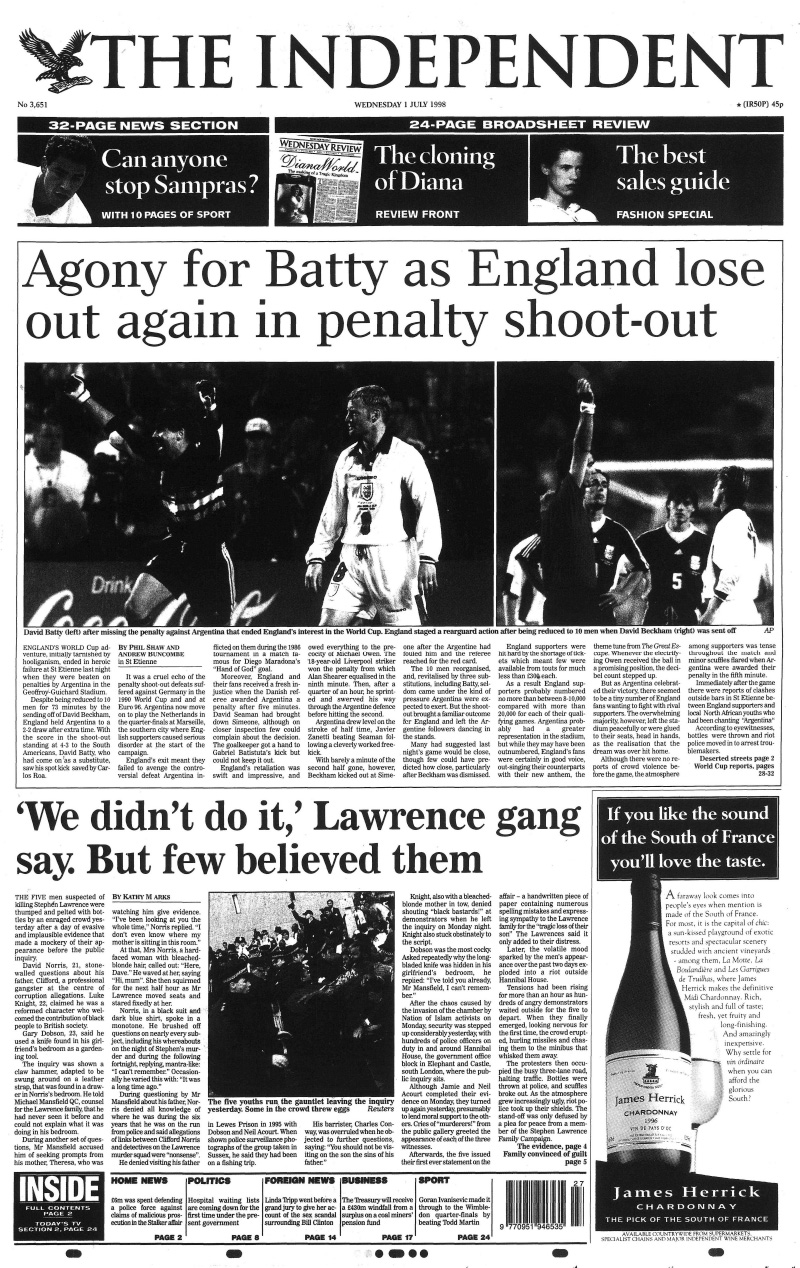 1998 The Independent