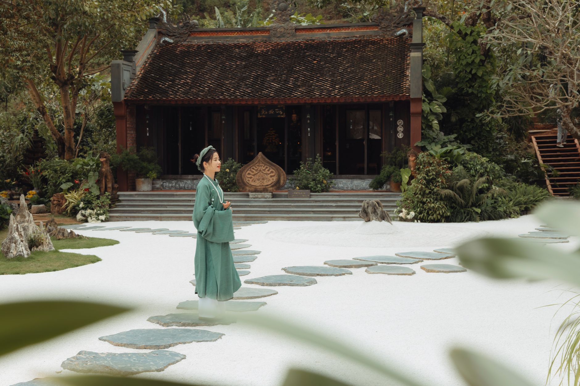 Green Sukabumi Stone Tiles: The Natural Elegance of Sustainable Flooring