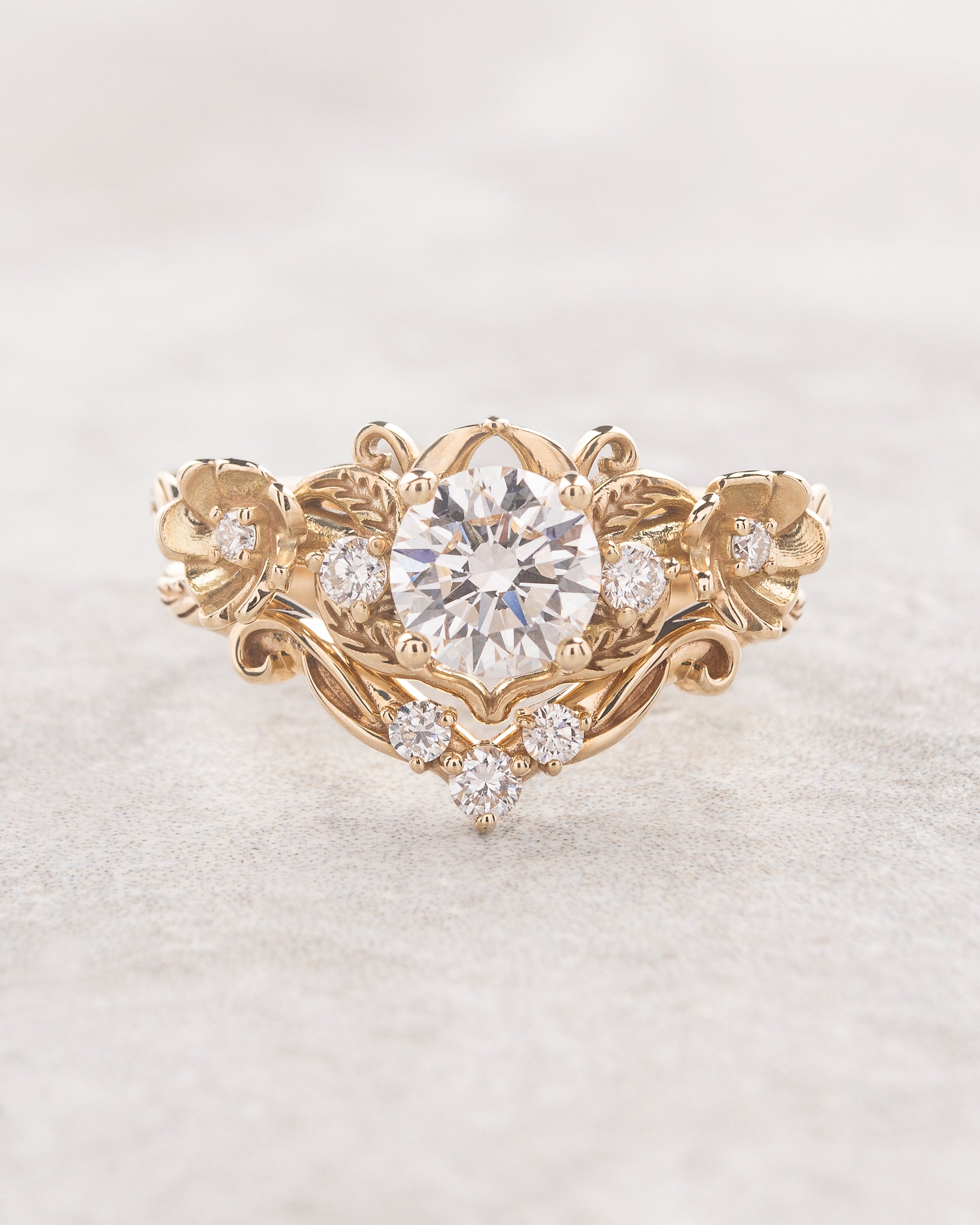 January inspired Lab diamond engagement rings