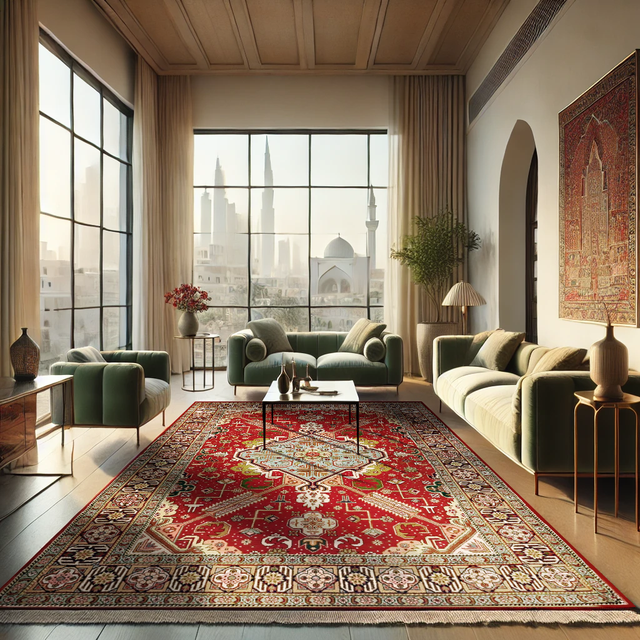 The Fiery Elegance of Red Persian Rugs: Turning Your Home into an Artistic Haven
