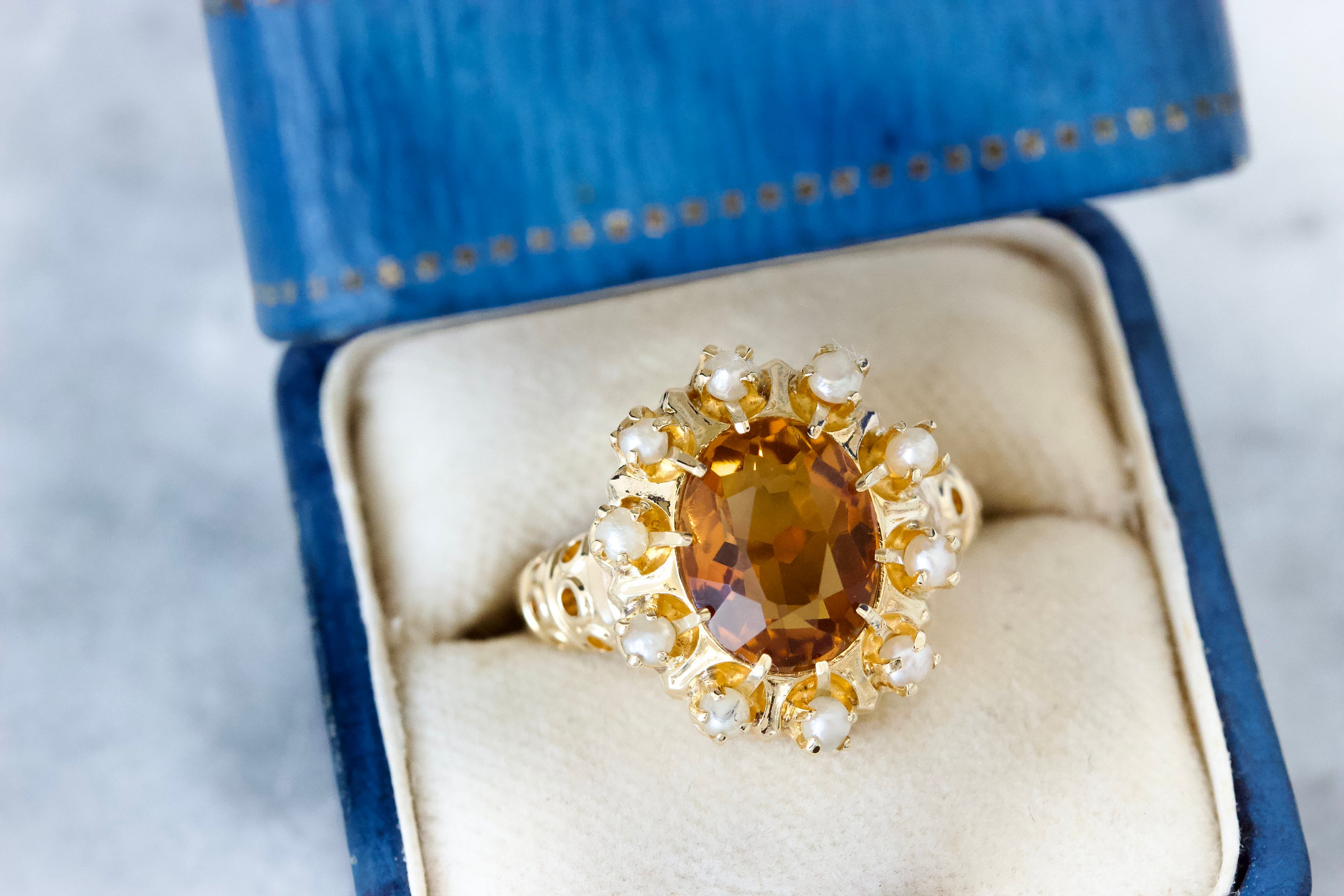The Victorian Citrine Ring: A Yellow and Sunny Gem