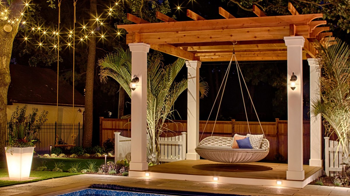 Summer Yard Design Boosts Evening Entertainment - summer yard design