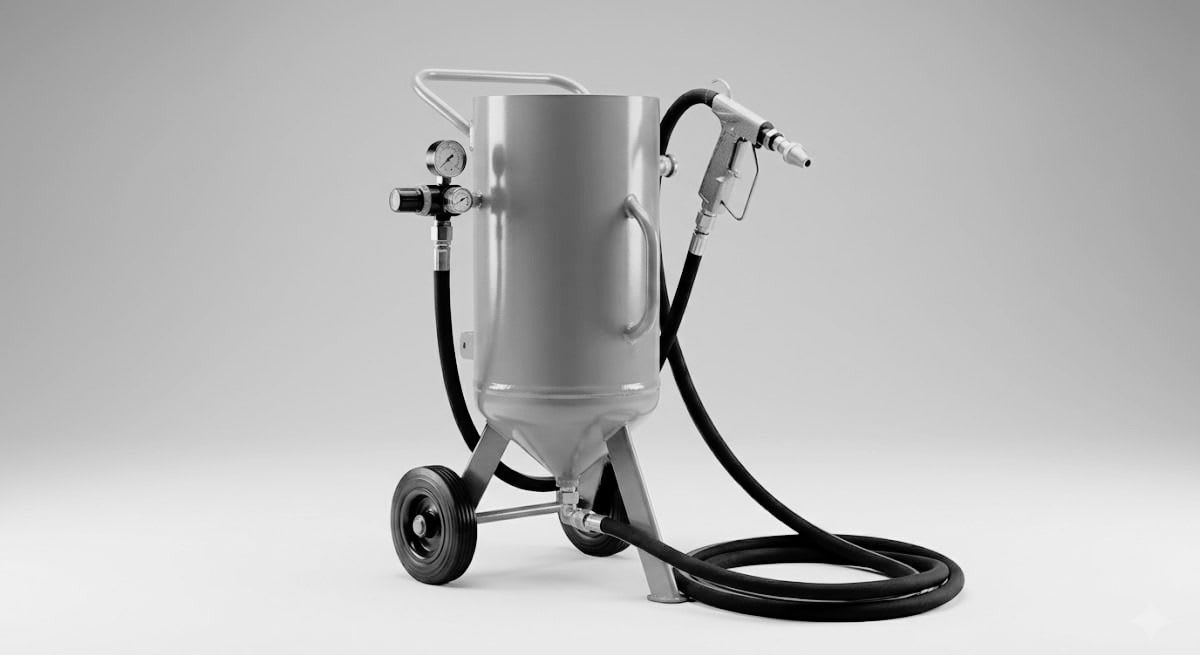 Aérogommeuse cabine 100L — Cojet 2020