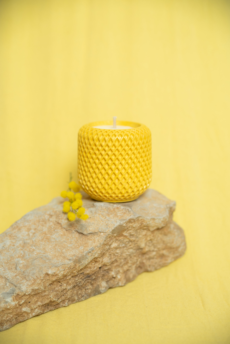 Bougie parfumée au mimosa сollection "Voyage en Provence" photo 3