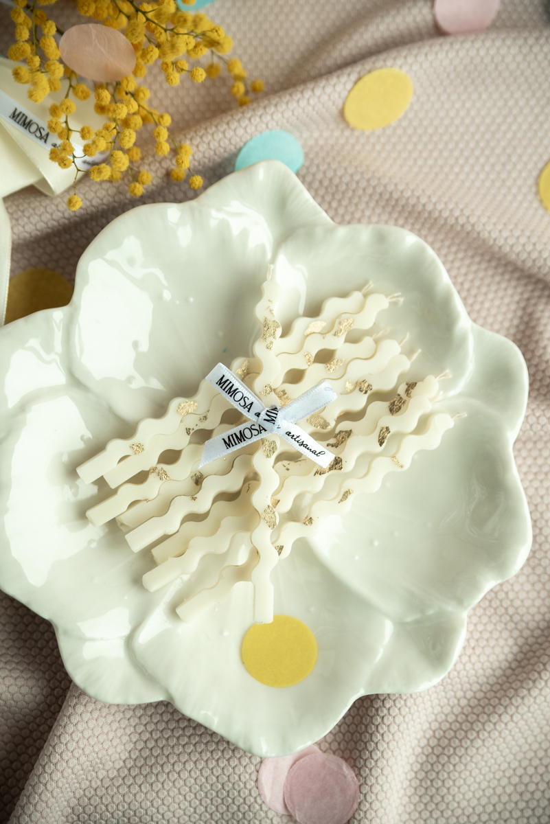 Bougies bento 10 cm - vague