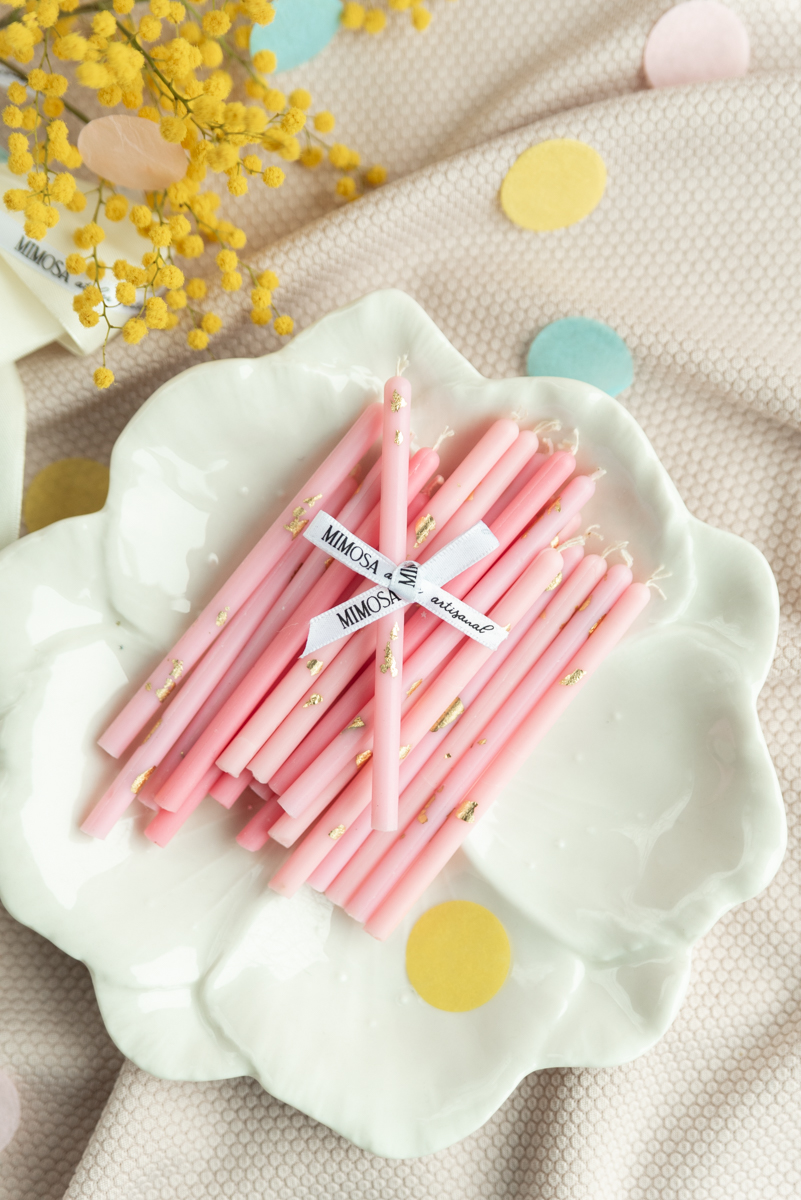 Bougies bento 10 cm - droite