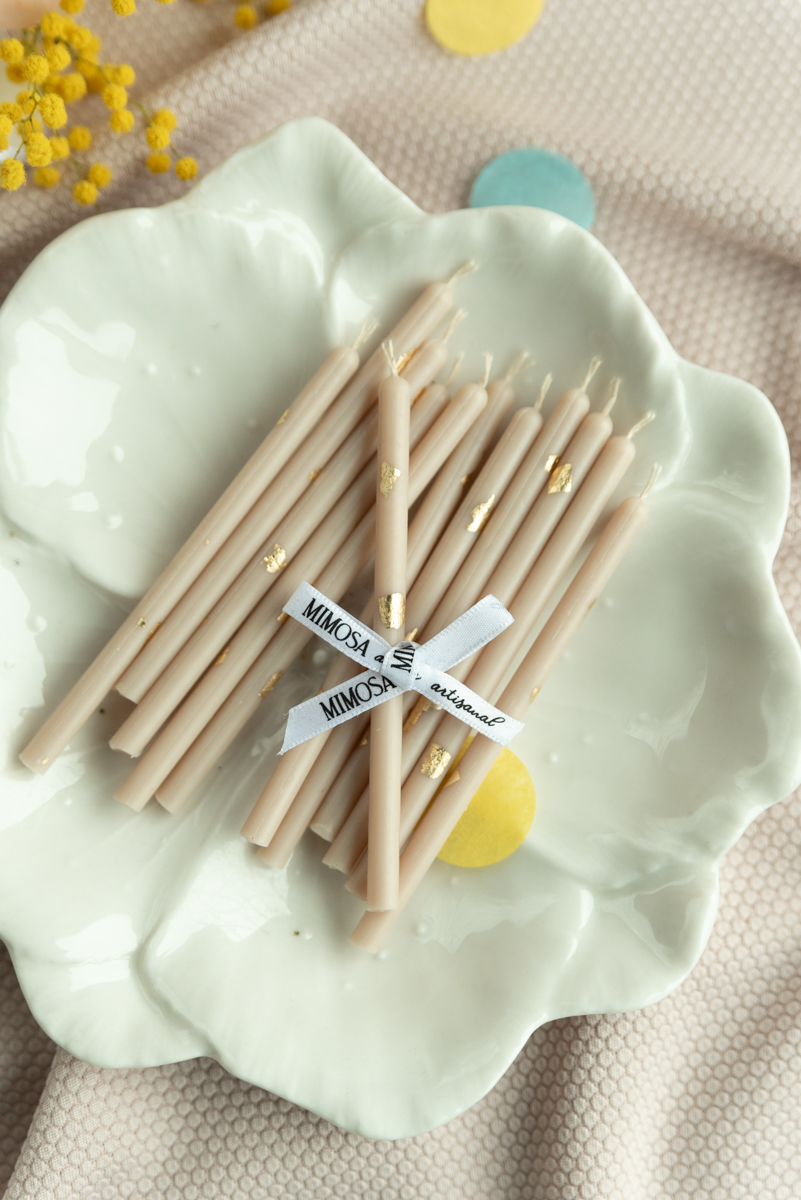 Bougies bento 10 cm - droite