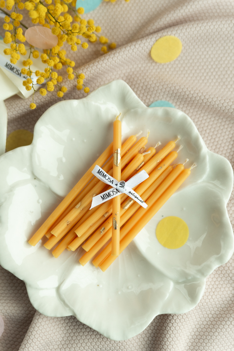 Bougies bento 10 cm - droite