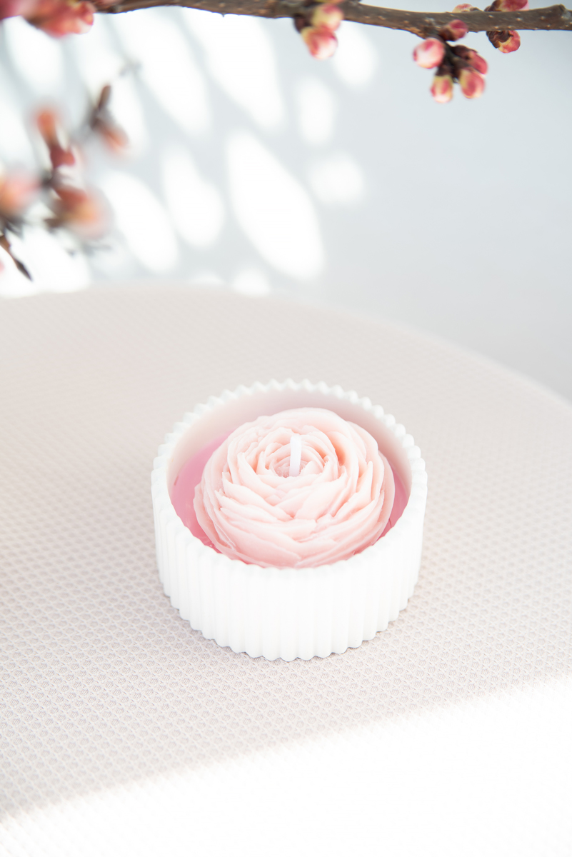 Bougie parfumée à la rose сollection "Voyage en Provence"