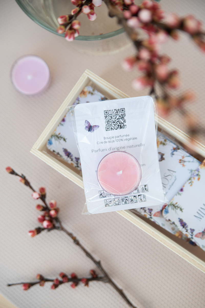 Bougie-mini parfumée à la rose сollection "Voyage en Provence" photo 2