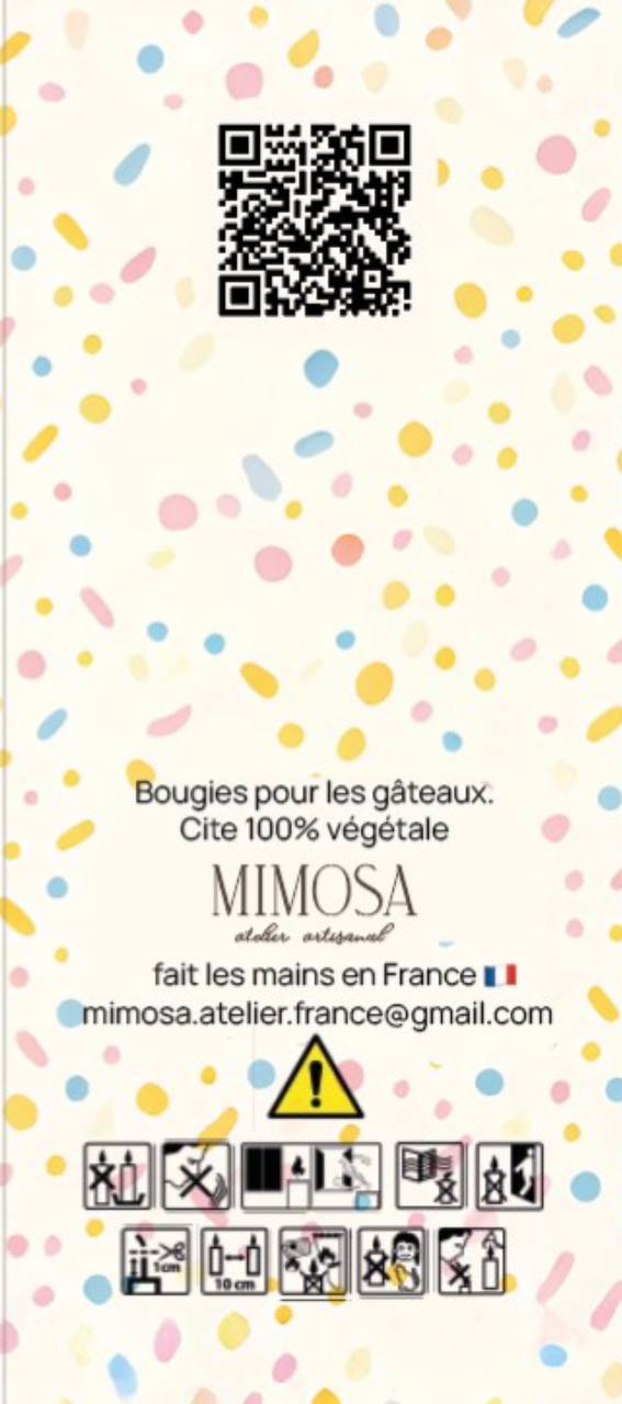 Bougies сhifre "6" photo 3