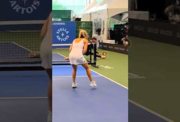 This split for an ATP is WILD #majorleaguepb #pickleball