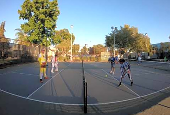 Halloween Pickleball 5.0 Jessie Irvine Caden Nemoff Jeff Warnick Mark Malott
