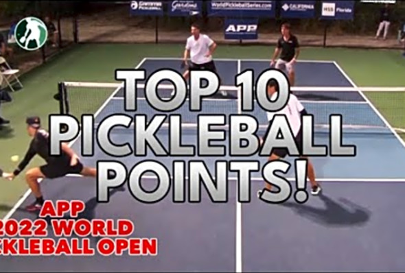 Top 5 Points - APP World Pickleball Open (Gold Medal Matches)