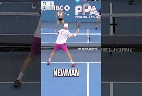 Riley Newman: Fan favorite with 17x PPA Tour Gold Medals #shorts #pickleball #mlp #sports #tennis