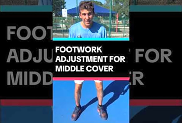 Cover the middle LIKE THIS #pickleball #pickleballtips #shorts