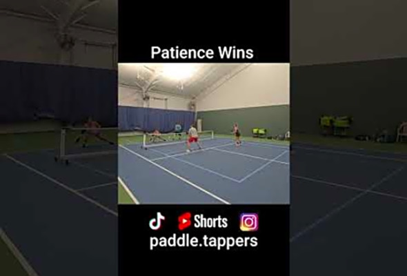Patience Wins #pickleballhighlights #pickleballdoubles #mlp #ppa