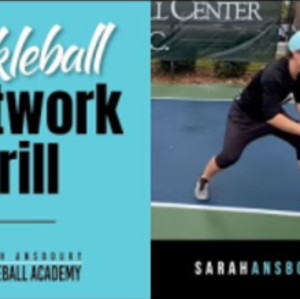 Pickleball Footwork Drill with Sarah Ansboury