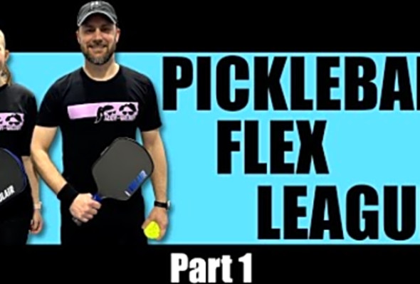Addy and Webby Compete in Pickleball Flex League - Part 1