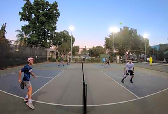 Halloween Pickleball 5.0 Rec Play Singles Frank Anthony Davis FAD vs Caden Nemoff Part 2