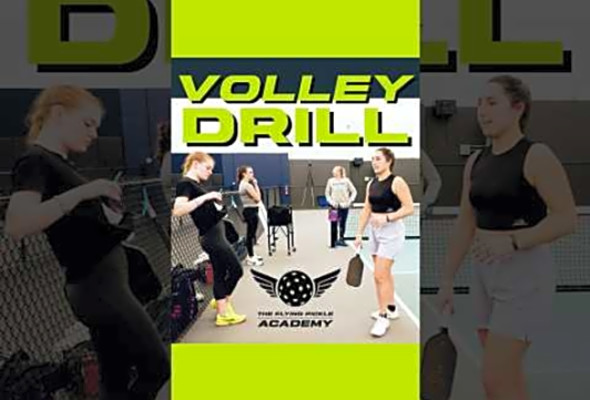 Not Your Average Volley Drill! Target Practice From a Pro Drilling Session #pickleball