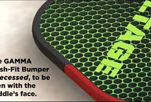 GAMMA Pickleball Innovation: Flush Fit Bumper