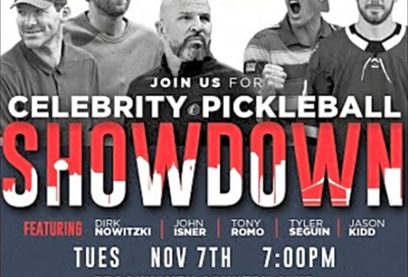 Celebrity Pickleball Showdown - Dirk Nowitzki, Tony Romo, Jason Kidd, John Isner, and Tyler Seguin