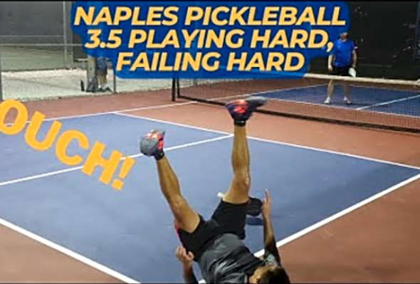 Naples Pickleball 3.5, New Location, New Opponents! Rob &amp; Scott Game 1 Veterans Park