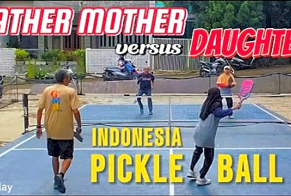 PICKLEBALL FAMILY - Rec Play Endah-Teguh v Danisha-YogiToge #pickleballindonesia