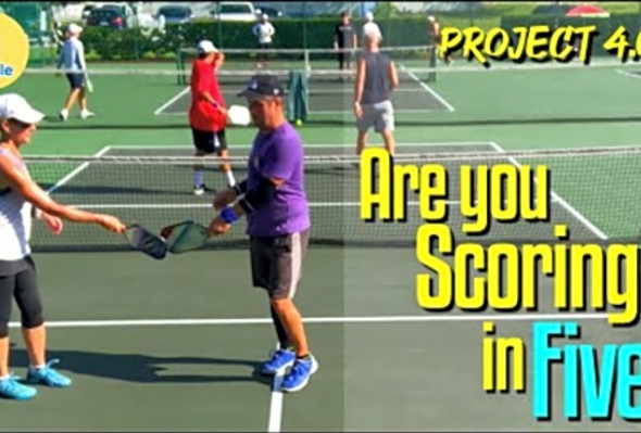 How to Score in 5 Shots in Pickleball - A measure of PICKLEBALL SUCCESS - Project 4.0 - In2Pickle