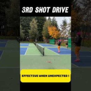 Pickleball 3rd shot drive Tip! #pickleball #pickleballskills #pickleball...